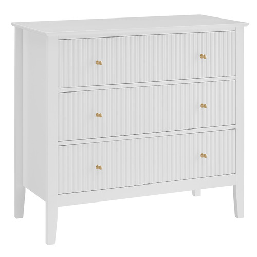 West Valley Interiors Amara 3 Drawer Chest | Temple & Webster